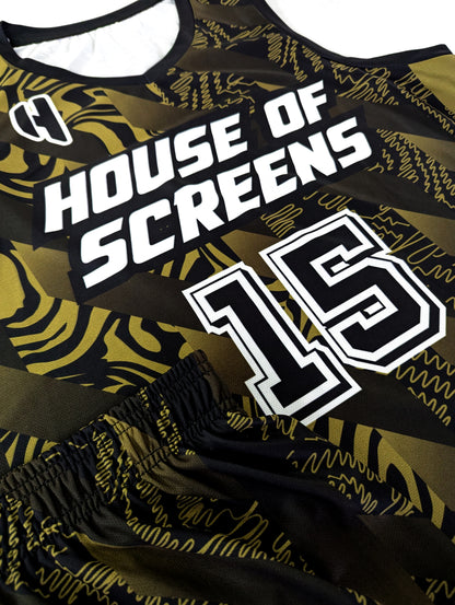 Custom Basketball Jersey and Shorts Set with Personalized Player Name, Number, and Team Name | HX482BS | Customize This!