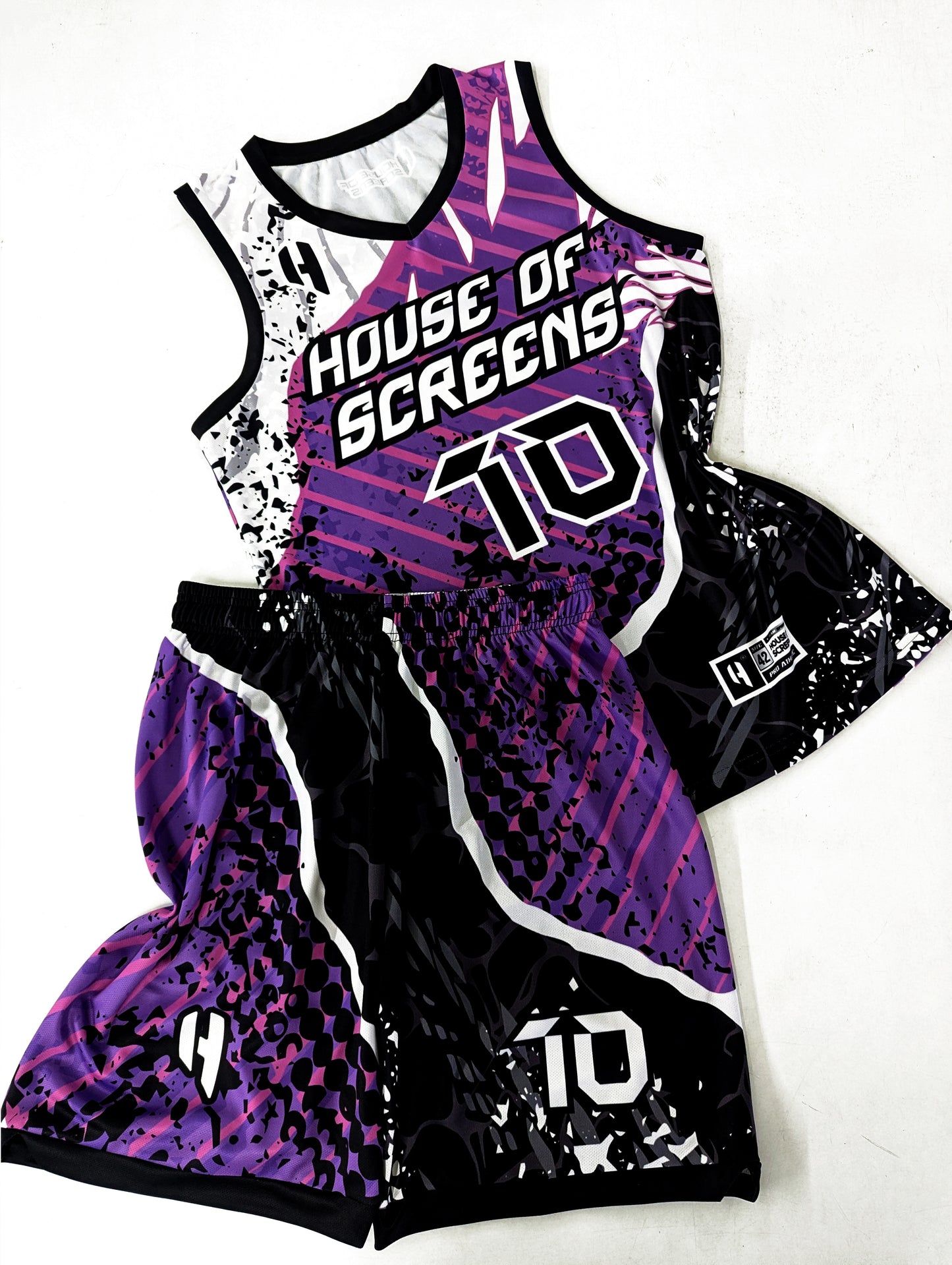 Custom Basketball Jersey and Shorts Set with Personalized Player Name, Number, and Team Name | HX478BS | Customize This!