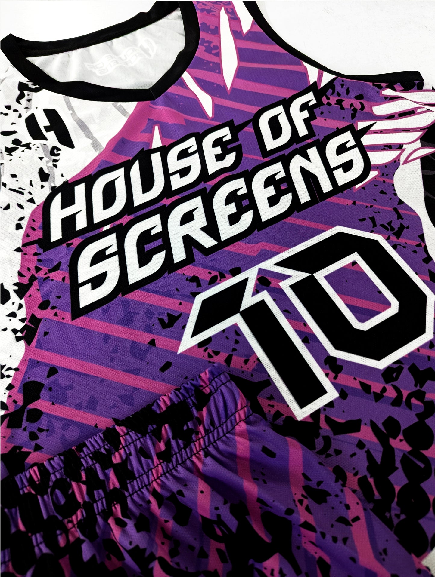 Custom Basketball Jersey and Shorts Set with Personalized Player Name, Number, and Team Name | HX478BS | Customize This!