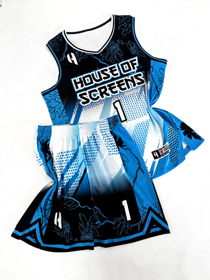 Premium PRO Custom Basketball Jersey and Shorts Set with Enhanced Side Cuts| Personalized Player Name, Number, and Team Name | HX490BS-PRO | Customize This!