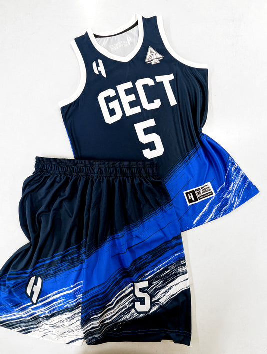 Custom Basketball Jersey and Shorts Set with Personalized Player Name, Number, and Team Name | HX503BS | Customize This!