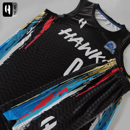 Custom KIDS Basketball Jersey and Shorts Set with Personalized Player Name, Number, and Team Name | HX70BS | Customize This!