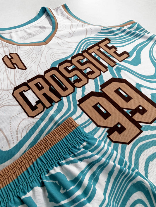 Custom Basketball Jersey and Shorts Set with Personalized Player Name, Number, and Team Name | HX524BS | Customize This!