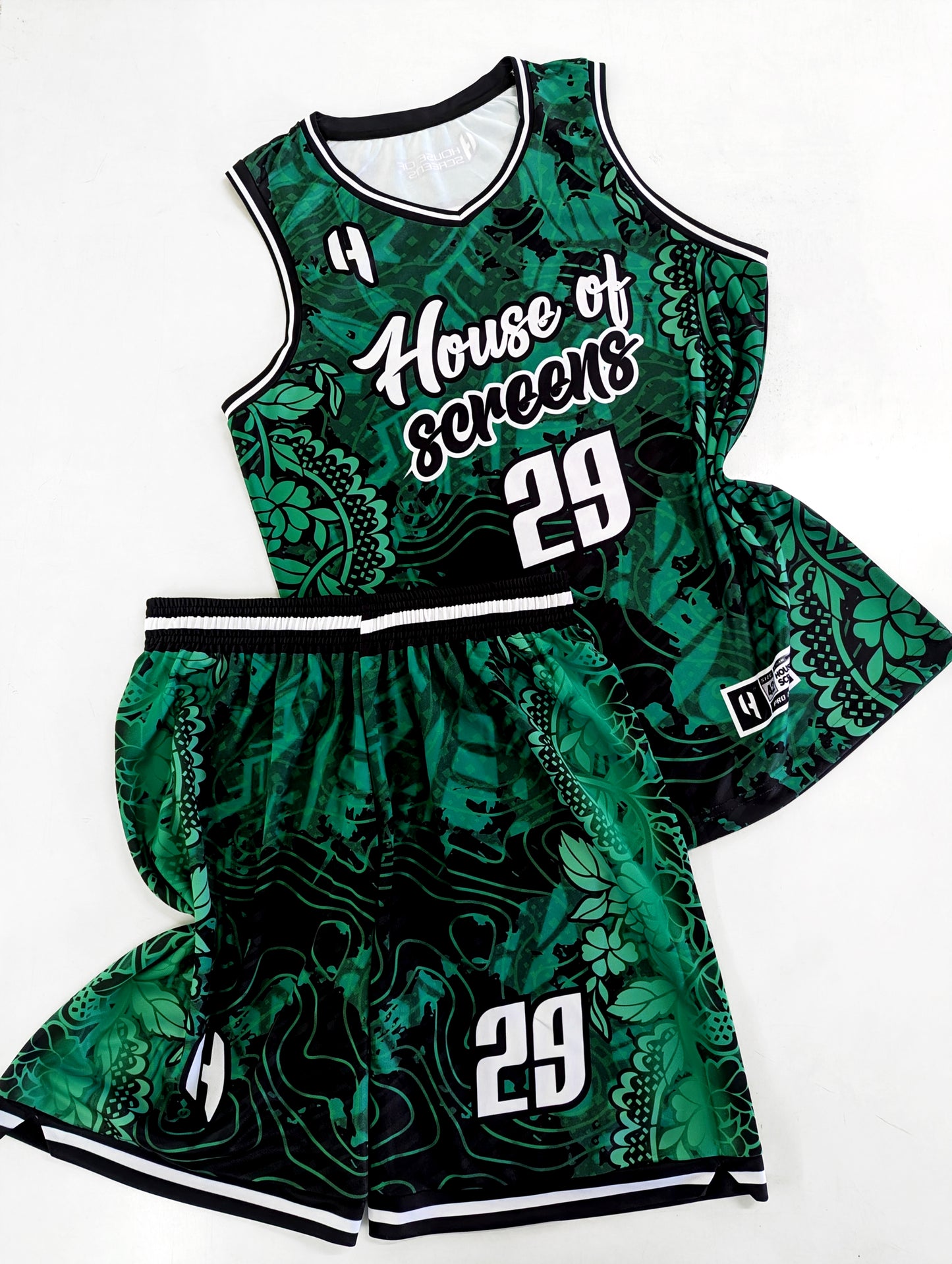 Custom Basketball Jersey and Shorts Set with Personalized Player Name, Number, and Team Name | HX486BS | Customize This!