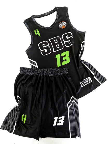 Custom Basketball Jersey and Shorts Set with Personalized Player Name, Number, and Team Name | HX518BS | Customize This!
