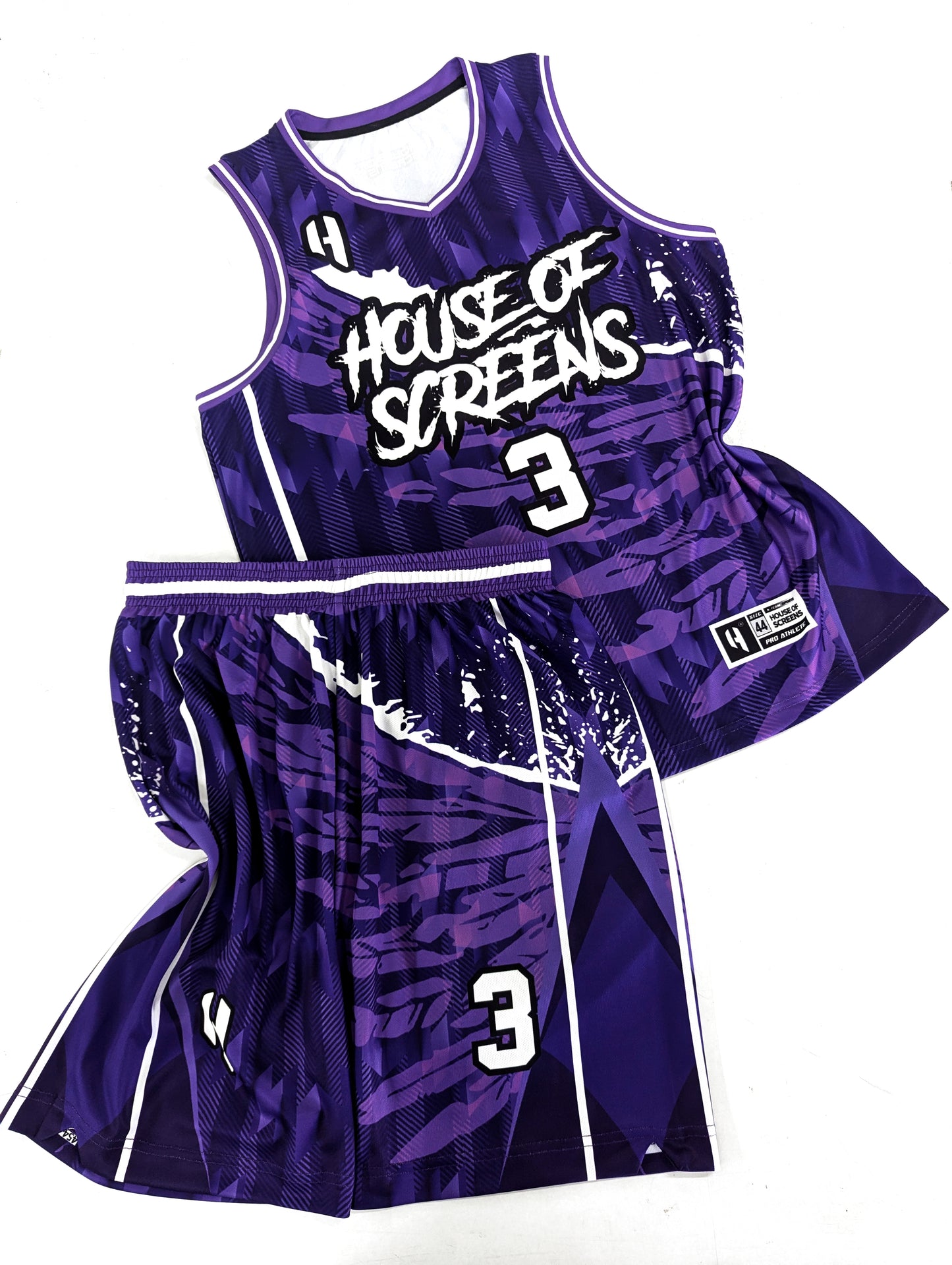 Custom Basketball Jersey and Shorts Set with Personalized Player Name, Number, and Team Name | HX454BS | Customize This!