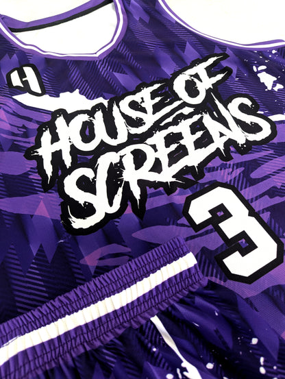 Custom Basketball Jersey and Shorts Set with Personalized Player Name, Number, and Team Name | HX454BS | Customize This!