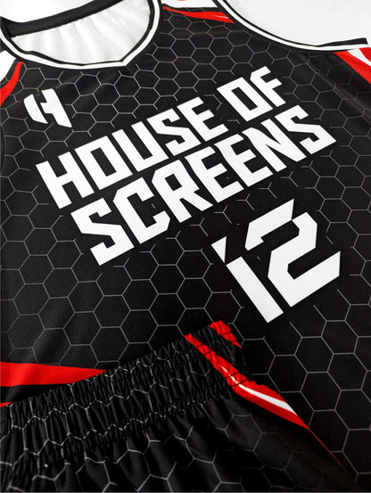 Custom Basketball Jersey and Shorts Set with Personalized Player Name, Number, and Team Name | HX492BS | Customize This!