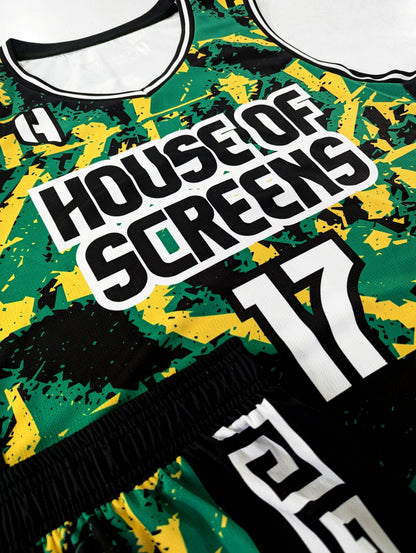 Premium PRO Custom Basketball Jersey and Shorts Set with Enhanced Side Cuts| Personalized Player Name, Number, and Team Name | HX499BS-PRO | Customize This!