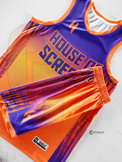 Custom KIDS Basketball Jersey and Shorts Set with Personalized Player Name, Number, and Team Name || HX157BS | Customize This!