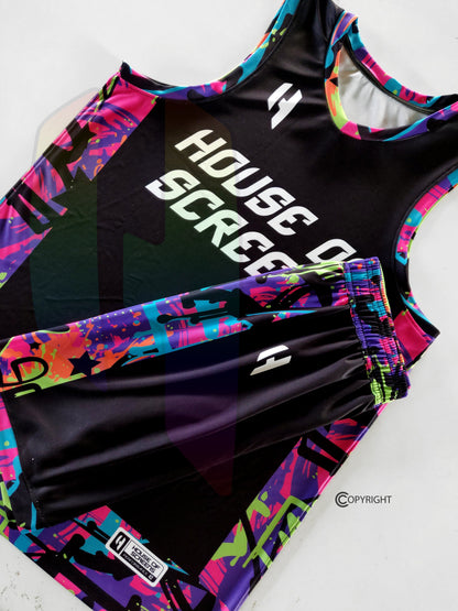 Custom KIDS Basketball Jersey and Shorts Set with Personalized Player Name, Number, and Team Name || HX161BS | Customize This!