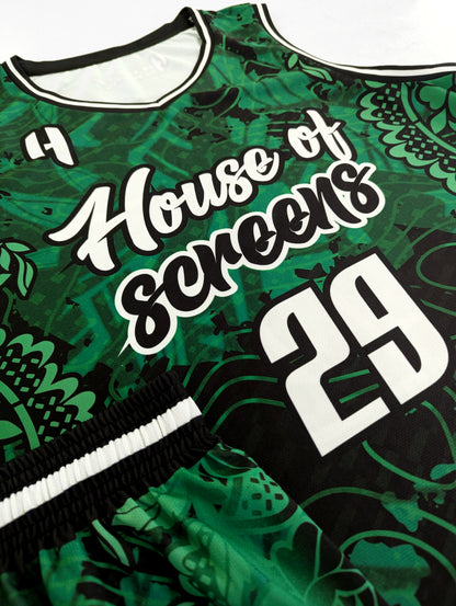 Custom Basketball Jersey and Shorts Set with Personalized Player Name, Number, and Team Name | HX486BS | Customize This!