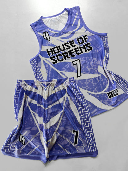 Custom Basketball Jersey and Shorts Set with Personalized Player Name, Number, and Team Name | HX432BS | Customize This!