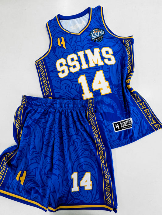 Custom Basketball Jersey and Shorts Set with Personalized Player Name, Number, and Team Name | HX516BS | Customize This!