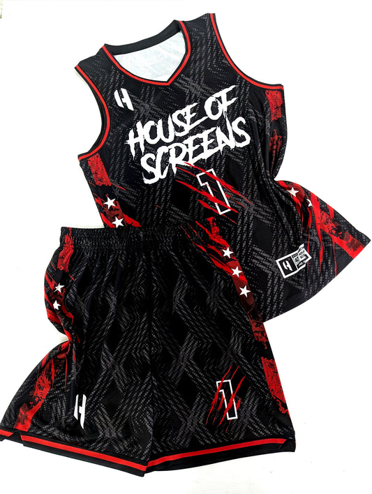 Custom Basketball Jersey and Shorts Set with Personalized Player Name, Number, and Team Name | HX470BS | Customize This!