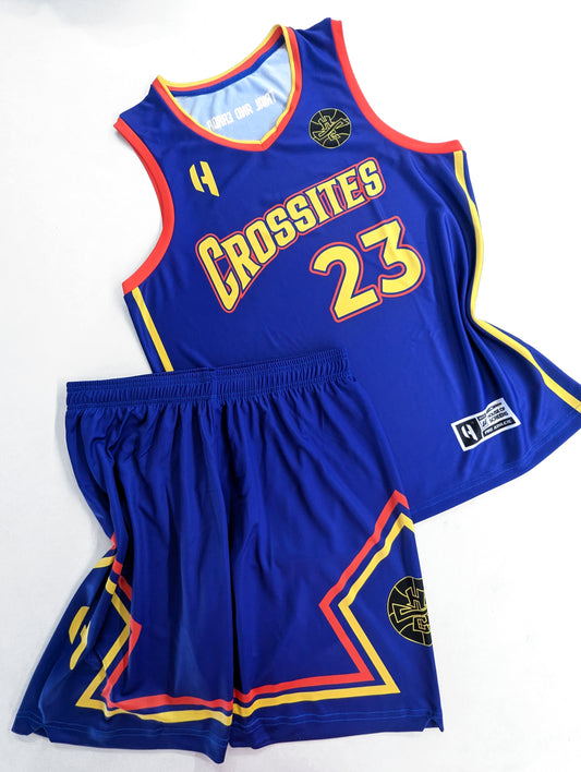 Custom Basketball Jersey and Shorts Set with Personalized Player Name, Number, and Team Name | HX523BS | Customize This!