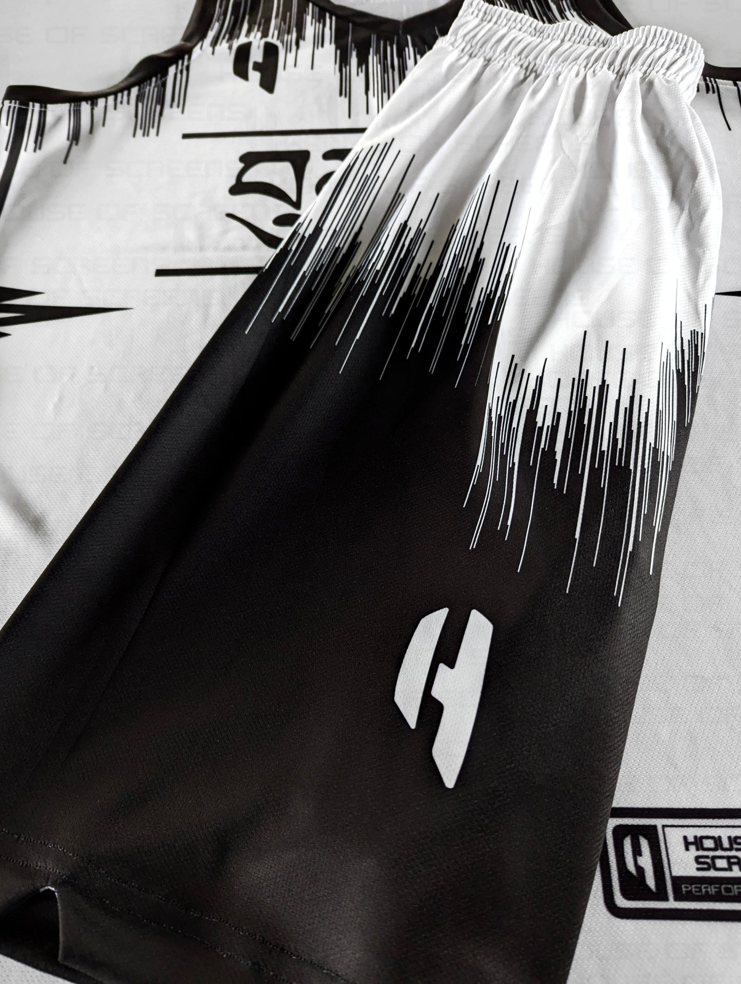 Custom Basketball Jersey and Shorts Set with Personalized Player Name, Number, and Team Name | HX323BS | Customize This!