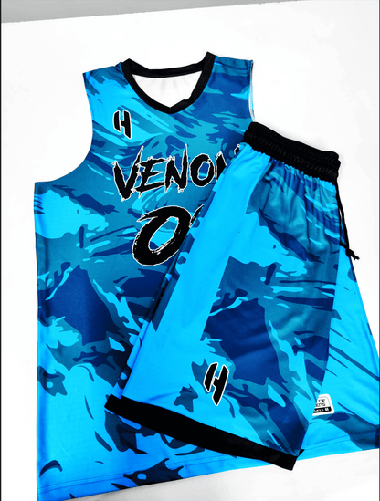 Custom KIDS Basketball Jersey and Shorts Set with Personalized Player Name, Number, and Team Name | HX76BS | Customize This!