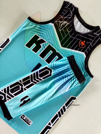 Custom KIDS Basketball Jersey and Shorts Set with Personalized Player Name, Number, and Team Name | HX186BS | Customize This!