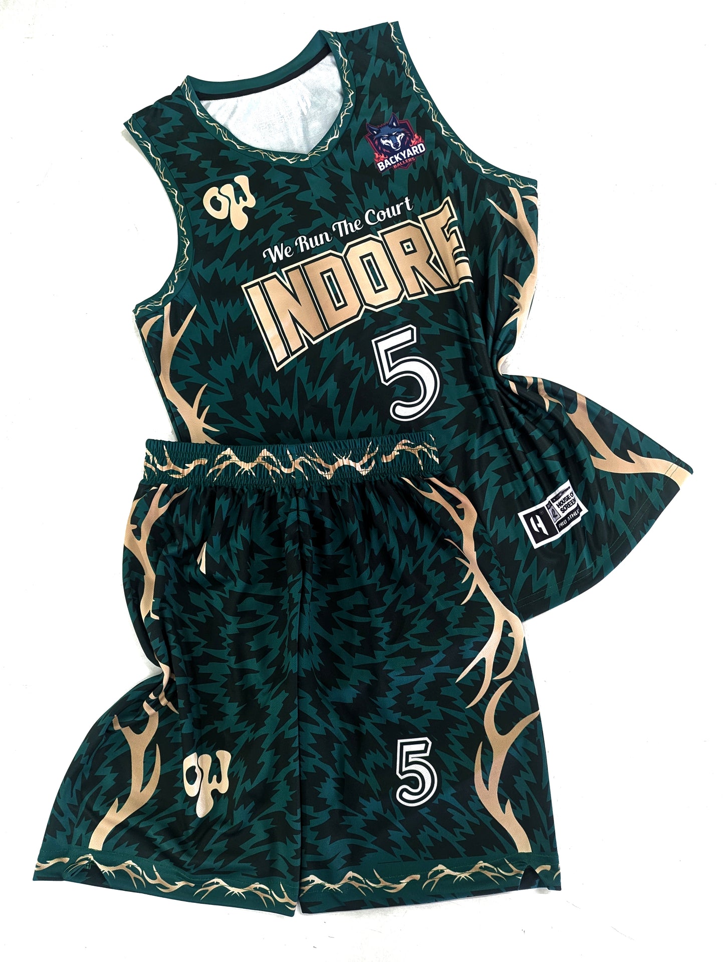 Custom Basketball Jersey and Shorts Set with Personalized Player Name, Number, and Team Name | HX501BS | Customize This!