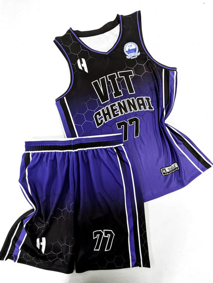Custom Basketball Jersey and Shorts Set with Personalized Player Name, Number, and Team Name | HX515BS | Customize This!