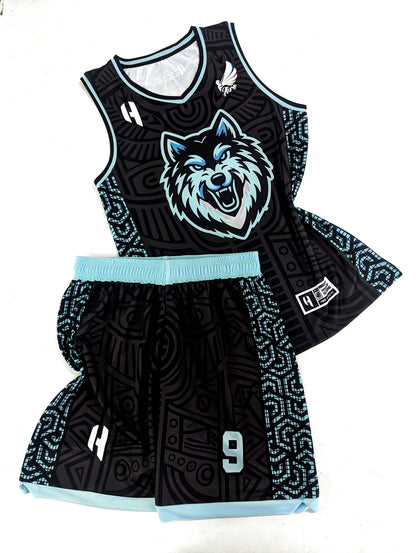 Custom Basketball Jersey and Shorts Set with Personalized Player Name, Number, and Team Name | HX502BS | Customize This!