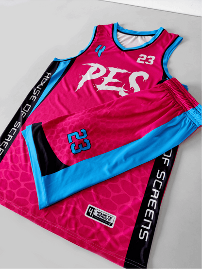 Custom KIDS Basketball Jersey and Shorts Set with Personalized Player Name, Number, and Team Name | HX34BS | Customize This!