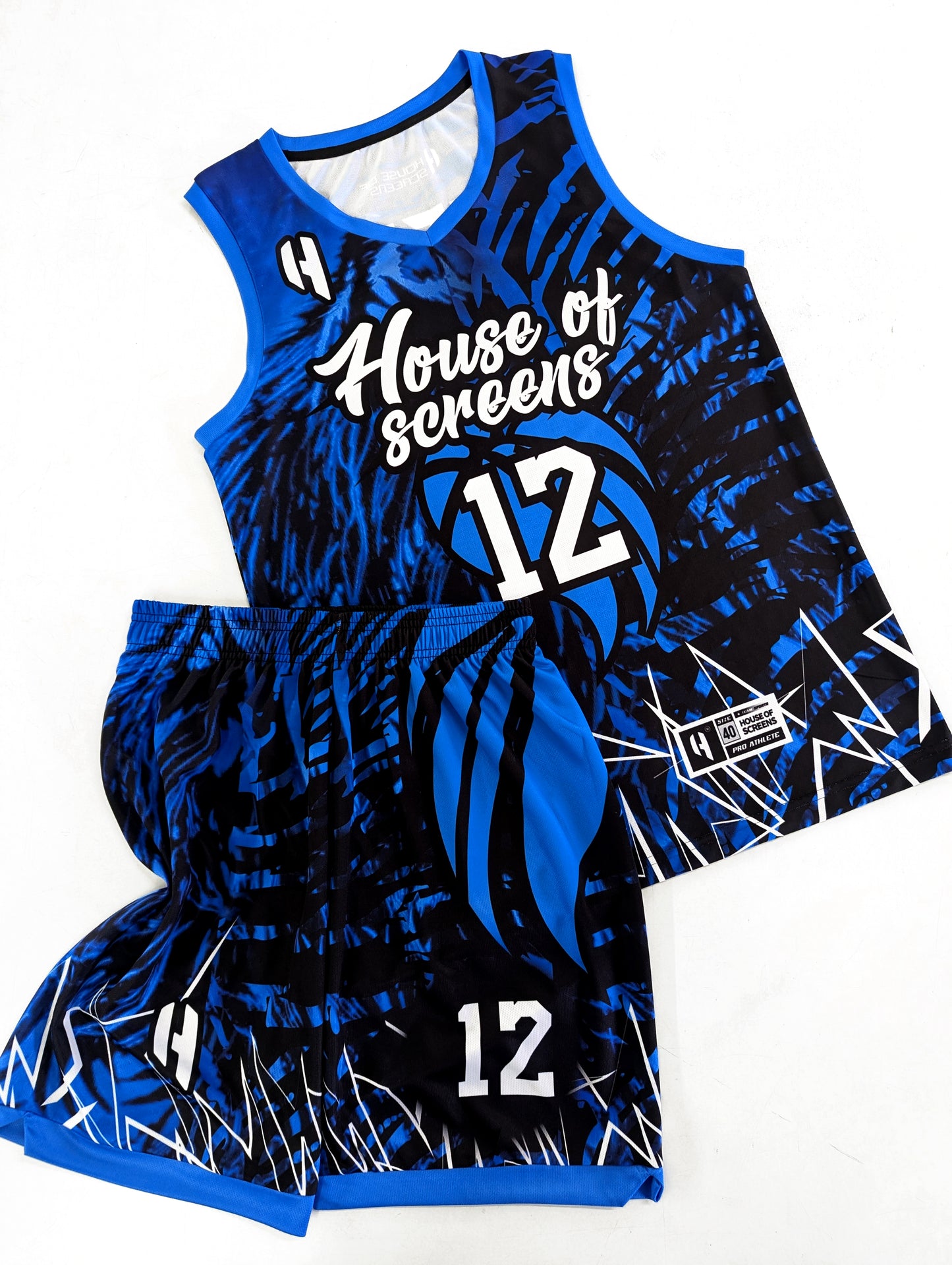 Custom Basketball Jersey and Shorts Set with Personalized Player Name, Number, and Team Name | HX488BS | Customize This!
