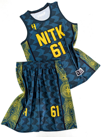 Custom Basketball Jersey and Shorts Set with Personalized Player Name, Number, and Team Name | HX511BS | Customize This!