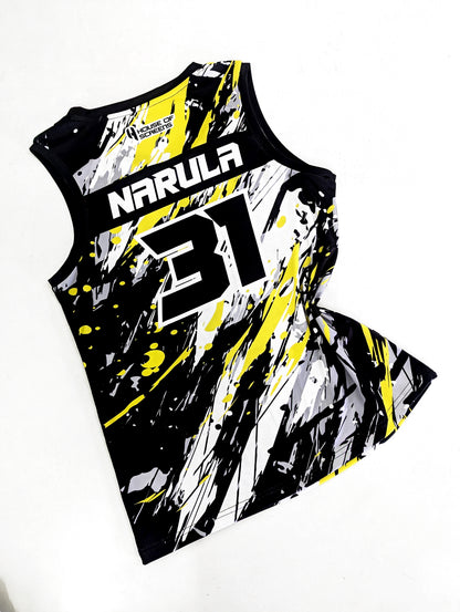 Custom Basketball Jersey and Shorts Set with Personalized Player Name, Number, and Team Name | HX479BS | Customize This!