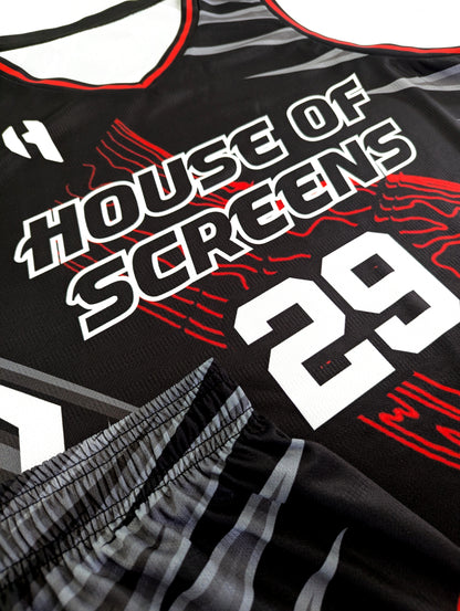 Custom Basketball Jersey and Shorts Set with Personalized Player Name, Number, and Team Name | HX494BS | Customize This!