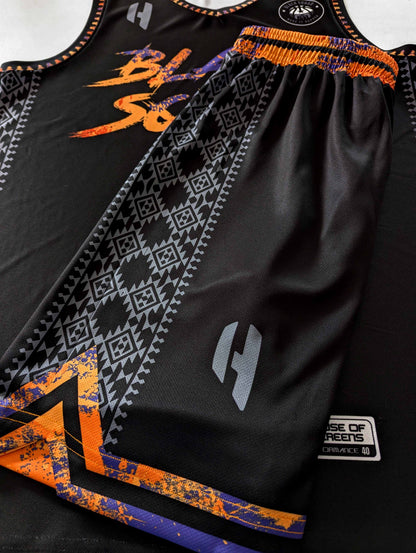Custom Basketball Jersey and Shorts Set with Personalized Player Name, Number, and Team Name | HX407BS | Customize This!