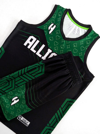 Custom Basketball Jersey and Shorts Set with Personalized Player Name, Number, and Team Name | HX408BS | Customize This!