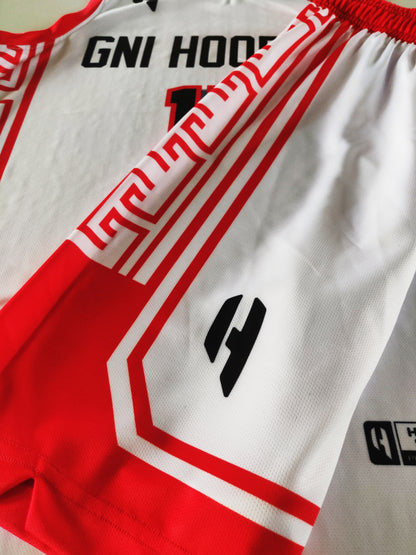 Custom Basketball Jersey and Shorts Set with Personalized Player Name, Number, and Team Name | HX467BS | Customize This!