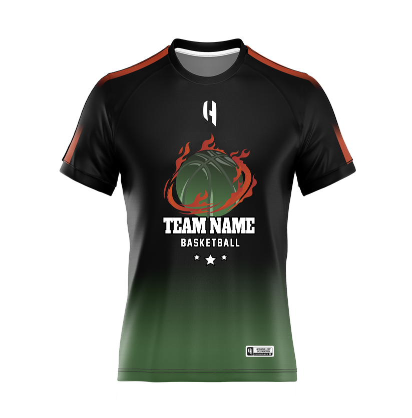 Custom Basketball Team Polyester T-shirt | HX06CBT | Basketball Team G ...