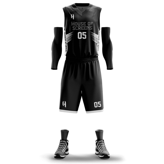 Custom KIDS Basketball Jersey and Shorts Set with Personalized Player Name, Number, and Team Name | HX13BS | Customize This!