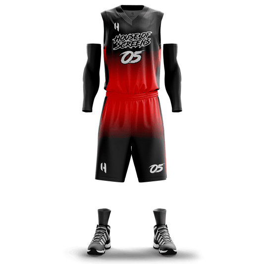 Custom KIDS Basketball Jersey and Shorts Set with Personalized Player Name, Number, and Team Name | HX14BS | Customize This!