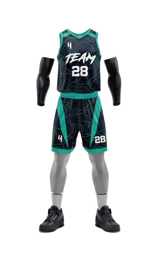 Custom Basketball Jersey and Shorts Set with Personalized Player Name, Number, and Team Name| | HX158BS | Customize This!