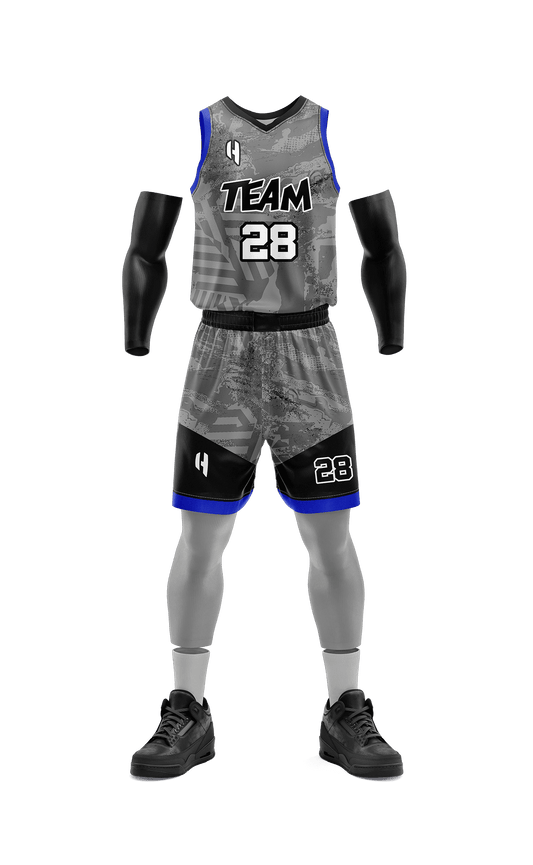 Custom KIDS Basketball Jersey and Shorts Set with Personalized Player Name, Number, and Team Name || HX159BS | Customize This!