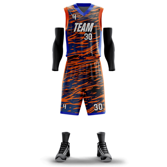 Custom KIDS Basketball Jersey and Shorts Set with Personalized Player Name, Number, and Team Name | | HX16BS | Customize This!