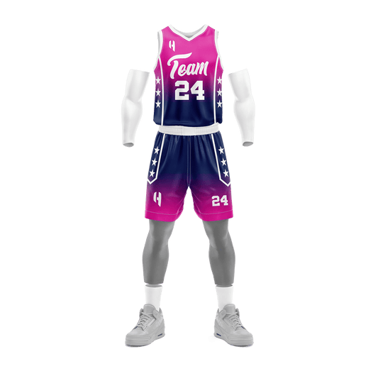Custom Basketball Jersey and Shorts Set with Personalized Player Name, Number, and Team Name| HX189BS | Customize This!