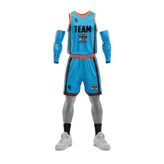 Custom Basketball Jersey and Shorts Set with Personalized Player Name, Number, and Team Name | HX240BS | Customize This!