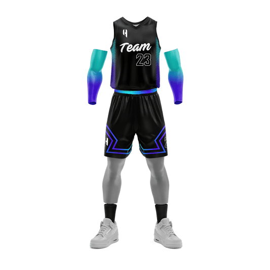 Custom Basketball Jersey and Shorts Set with Personalized Player Name, Number, and Team Name | HX248BS | Customize This!