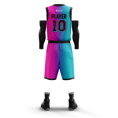 Custom KIDS Basketball Jersey and Shorts Set with Personalized Player Name, Number, and Team Name | HX30BS | Customize This!
