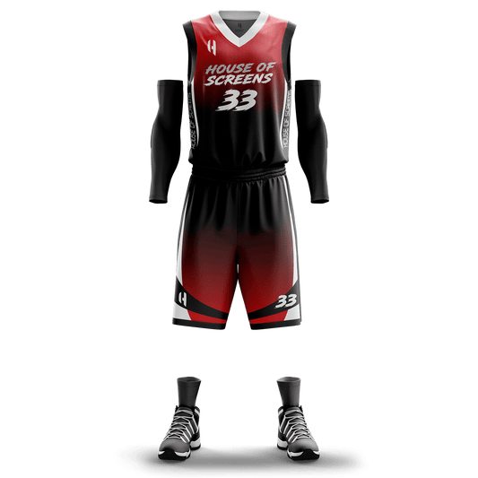 Custom Basketball Jersey and Shorts Set with Personalized Player Name, Number, and Team Name | HX31BS | Customize This!