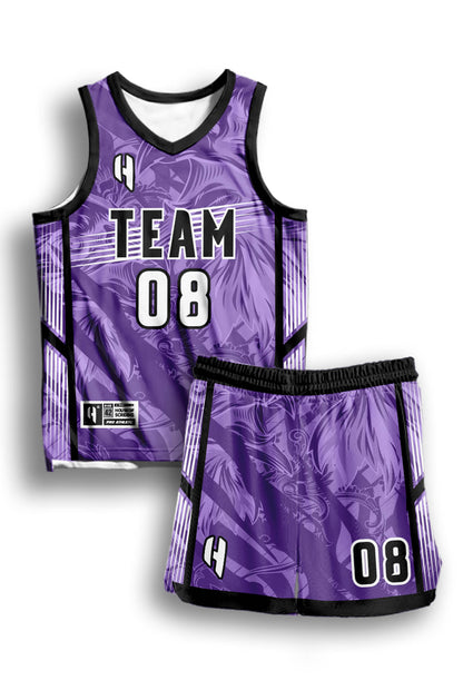 Custom Basketball Jersey and Shorts Set with Personalized Player Name, Number, and Team Name | HX403BS | Customize This!