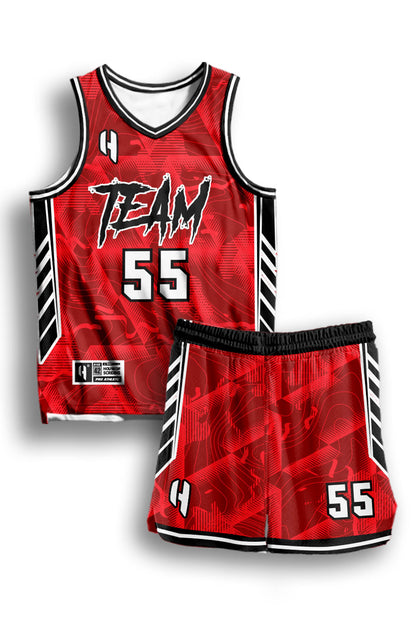 Custom Basketball Jersey and Shorts Set with Personalized Player Name, Number, and Team Name | HX405BS | Customize This!