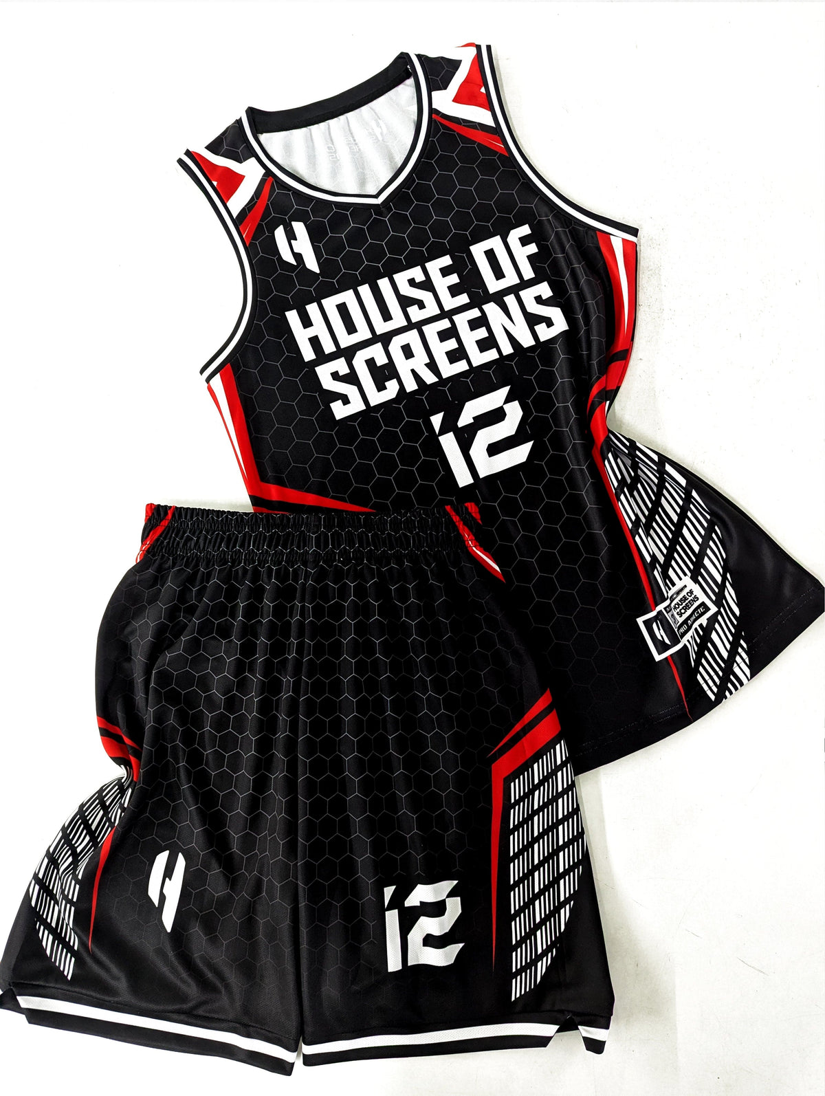 Custom Basketball Jersey and Shorts Set with Personalized Player Name, Number, and Team Name | HX492BS | Customize This!