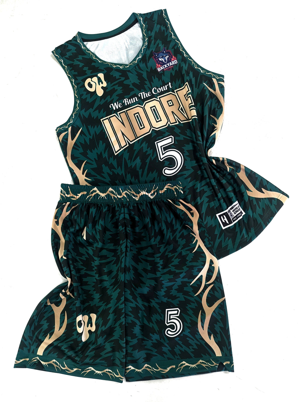 Custom Basketball Jersey and Shorts Set with Personalized Player Name, Number, and Team Name | HX501BS | Customize This!