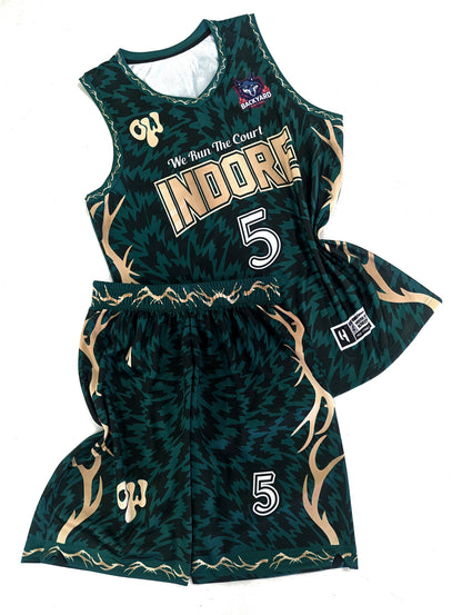 Custom Basketball Jersey and Shorts Set with Personalized Player Name, Number, and Team Name | HX501BS | Customize This!
